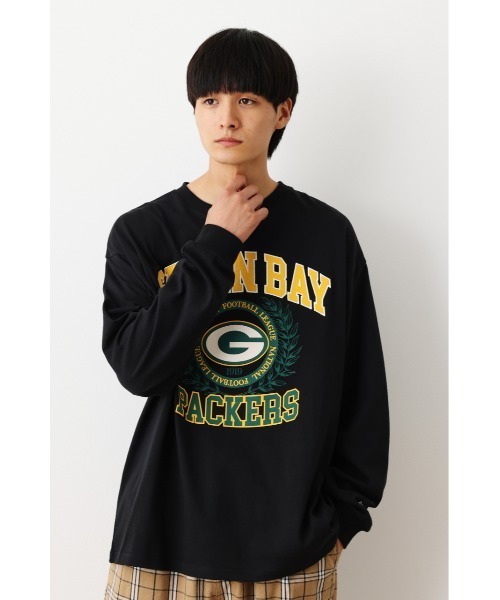 RODEO CROWNS WIDE BOWL（ロデオクラウンズワイドボウル）の「NFL L/S Tシャツ（Tシャツ/カットソー・レディース・ブラック/パープル/オフホワイト/グレー×ホワイト・FREE）」の5枚目の写真