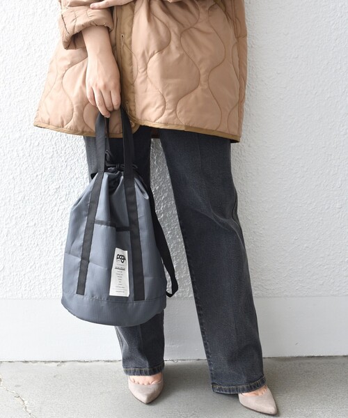 SHIPS(シップス)の「*PAG 2WAYショルダーバケット◇(トートバッグ・レディース・チャコールグレー/ブラック/オリーブ/ブルー・ONE SIZE)」の20枚目の写真