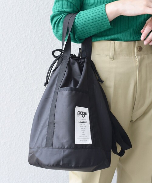 SHIPS(シップス)の「*PAG 2WAYショルダーバケット◇(トートバッグ・レディース・チャコールグレー/ブラック/オリーブ/ブルー・ONE SIZE)」の22枚目の写真
