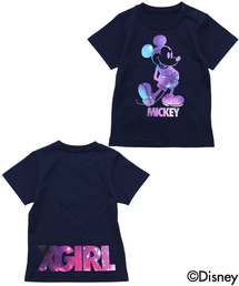 X-girl Stages | 【Disney（ディズニー）】MICKEY /  S/S TEE ”STANDARD”　(4T～7T)(Tシャツ/カットソー)