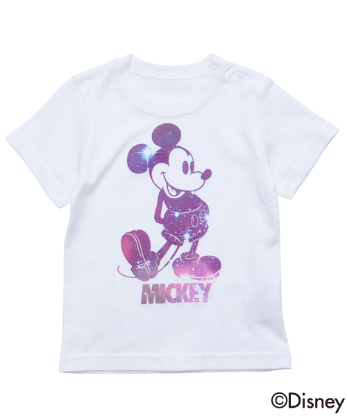 X-girl Stages（エックスガールステージス）の「【Disney（ディズニー）】MICKEY /  S/S TEE ”STANDARD”　(4T～7T)（Tシャツ/カットソー・キッズ・ホワイト/ブラック/ピンク/ネイビー・4T/5T/6T/7T）」の12枚目の写真
