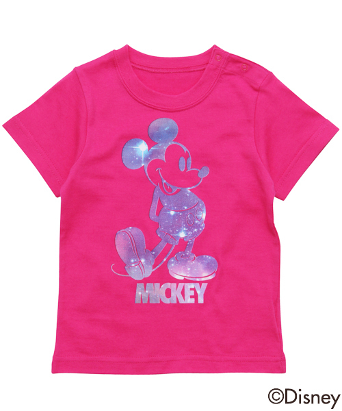 X-girl Stages（エックスガールステージス）の「【Disney（ディズニー）】MICKEY /  S/S TEE ”STANDARD”　(4T～7T)（Tシャツ/カットソー・キッズ・ホワイト/ブラック/ピンク/ネイビー・4T/5T/6T/7T）」の9枚目の写真