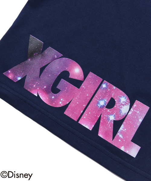 X-girl Stages（エックスガールステージス）の「【Disney（ディズニー）】MICKEY /  S/S TEE ”STANDARD”　(4T～7T)（Tシャツ/カットソー・キッズ・ホワイト/ブラック/ピンク/ネイビー・4T/5T/6T/7T）」の5枚目の写真