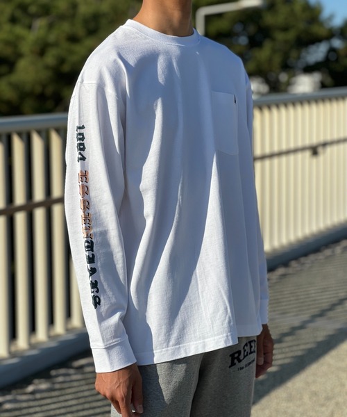REEF（リーフ）の「【REEF】REEF POCKET L/S BIG TEE（Tシャツ/カットソー・メンズ・ブラック/ホワイト/グリーン・MEDIUM/LARGE/X-LARGE）」の8枚目の写真