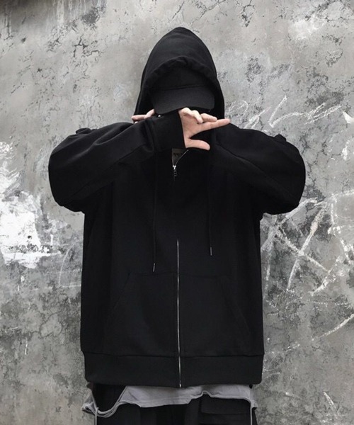 NOWLE(ノウル)の「【NOWLE】裏起毛 スウェット ジップ パーカー(パーカー・メンズ・ブラック/グレー・MEDIUM/LARGE/X-LARGE/XX-LARGE)」の18枚目の写真