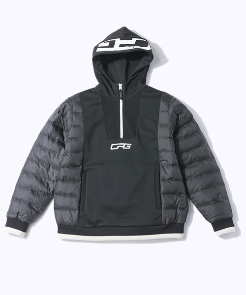 CPG GOLF（シーピージーゴルフ）の「hybrid half zip hoodie（ハイブリッドハーフジップフーディ）（パーカー・メンズ・ネイビー/オレンジ/ブラック・X-LARGE/LARGE/MEDIUM）」の8枚目の写真