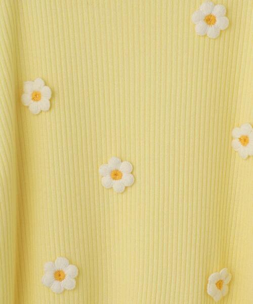 THE SHOP TK （ザ ショップ ティーケー ）の「【110-140】フリルリブハイネックニット（ニット/セーター・キッズ・ライトブルー/ブラック/イエロー・13/14/12/11）」の15枚目の写真