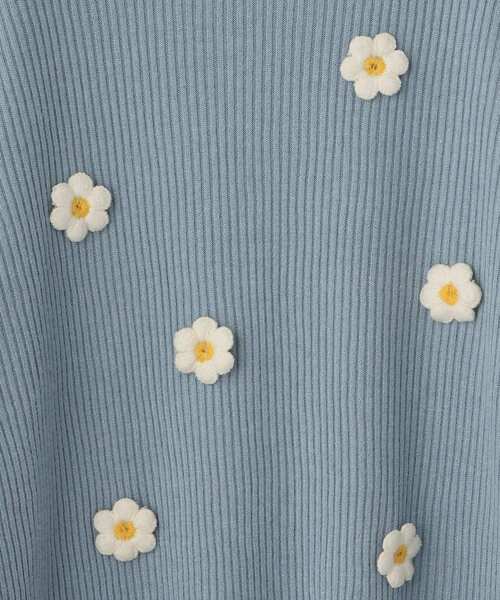 THE SHOP TK （ザ ショップ ティーケー ）の「【110-140】フリルリブハイネックニット（ニット/セーター・キッズ・ライトブルー/ブラック/イエロー・13/14/12/11）」の17枚目の写真