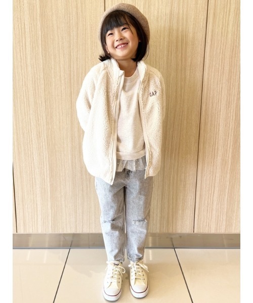 GAP(ギャップ)の「Gapロゴ フリース ジップアップ スウェットシャツ (キッズ)(その他アウター・キッズ・グリーン/ネイビー/アイボリー/その他/ラベンダー・S/XL/XXL/L/M)」の13枚目の写真