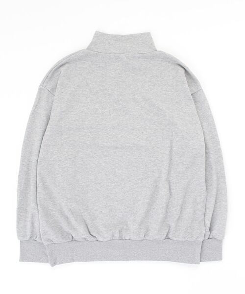 Figments（フィグメンツ）の「ハーフZIPプルオーバー（スウェット・レディース・ブラック/グレー・FREE）」の6枚目の写真