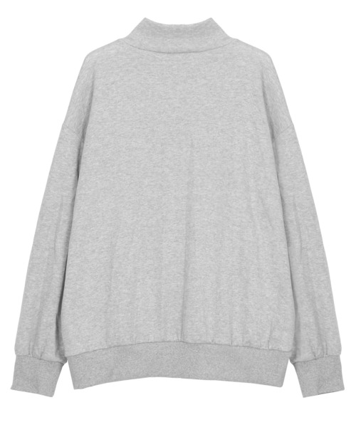 Figments（フィグメンツ）の「ハーフZIPプルオーバー（スウェット・レディース・ブラック/グレー・FREE）」の8枚目の写真