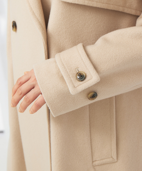 qualite（カリテ）の「ウールトレンチコート（トレンチコート・レディース・ベージュ/カーキ・38/36）」の14枚目の写真