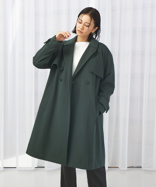 qualite（カリテ）の「ウールトレンチコート（トレンチコート・レディース・ベージュ/カーキ・38/36）」の19枚目の写真
