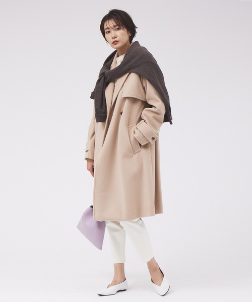 qualite（カリテ）の「ウールトレンチコート（トレンチコート・レディース・ベージュ/カーキ・38/36）」の18枚目の写真