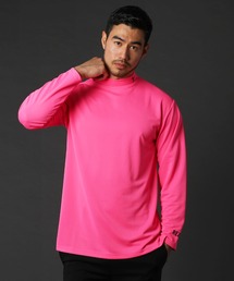 REZES（レジェス）の「日本製エコユース×セオ・アルファ ハニカムハイネック長袖カットソー ゴルフ メンズ（Tシャツ/カットソー）」