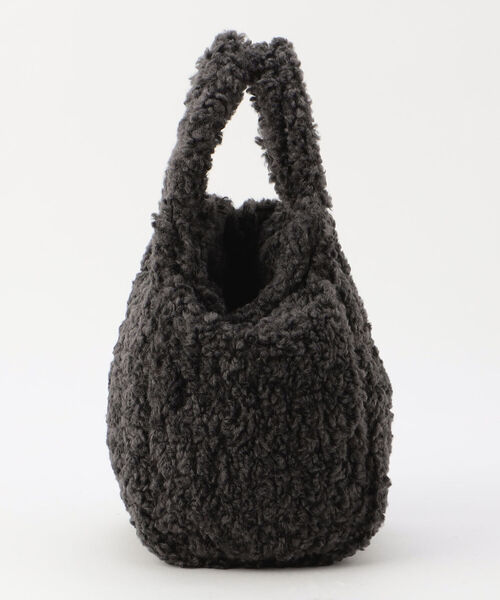 fredy emue（フレディエミュ）の「ファーボックストートバッグ（トートバッグ・レディース・チャコールグレー・FREE）」の2枚目の写真