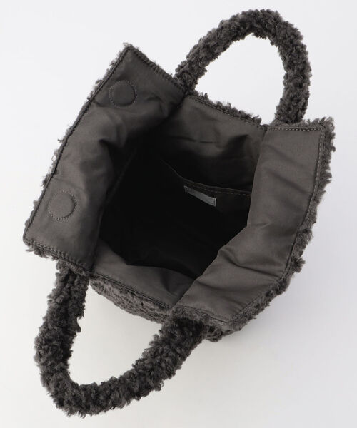 fredy emue（フレディエミュ）の「ファーボックストートバッグ（トートバッグ・レディース・チャコールグレー・FREE）」の7枚目の写真