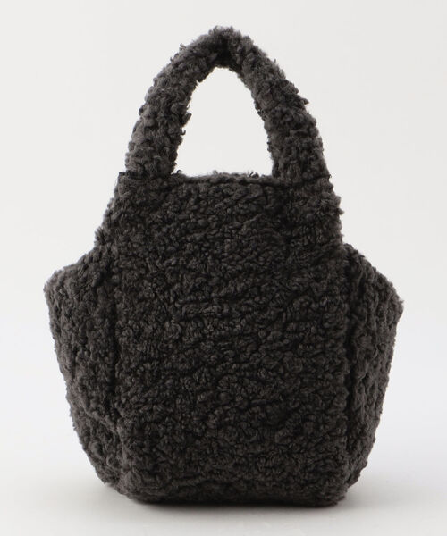 fredy emue（フレディエミュ）の「ファーボックストートバッグ（トートバッグ・レディース・チャコールグレー・FREE）」の8枚目の写真