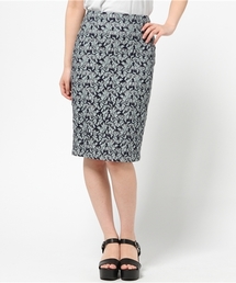 FIGARO Paris | ◆ボーダーフラワーレース スカート(スカート)