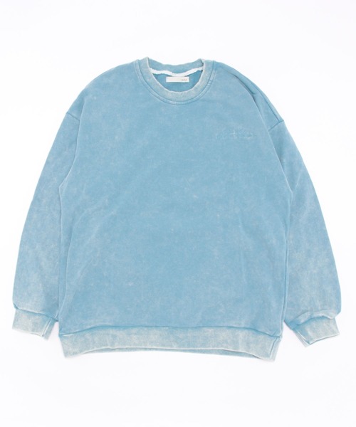 +edit（プラスエディット）の「VINTAGE加工BACK刺繍スウェット（スウェット・レディース・パープル/ブルー/ブラック・FREE）」の17枚目の写真