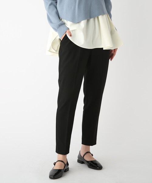 OPAQUE.CLIP(オペークドットクリップ)の「◆【エマール検証済 洗える】【ネオサーモ】ストレッチオックス イージーテーパードパンツ(その他パンツ・レディース・ブラック/レモンイエロー/ナチュラル/アイボリー/ブルー/ライトグリーン/ライトパープル・34/42/36/38/40)」の15枚目の写真