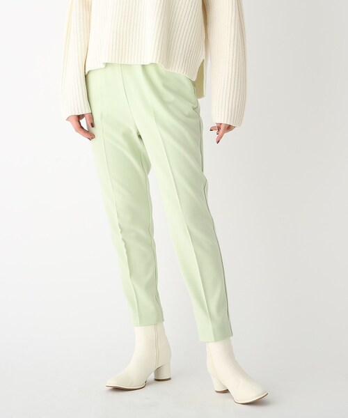 OPAQUE.CLIP(オペークドットクリップ)の「◆【エマール検証済 洗える】【ネオサーモ】ストレッチオックス イージーテーパードパンツ(その他パンツ・レディース・ブラック/レモンイエロー/ナチュラル/アイボリー/ブルー/ライトグリーン/ライトパープル・34/42/36/38/40)」の22枚目の写真