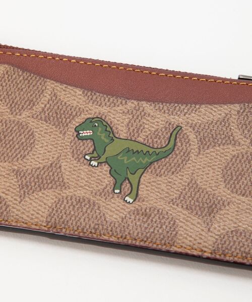 COACH（コーチ）の「ジップ カード ケース・シグネチャー キャンバス