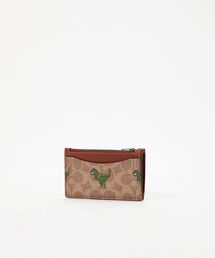 COACH（コーチ）の「ジップ カード ケース・シグネチャー キャンバス