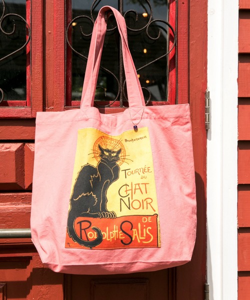 欧州航路（オウシュウコウロ）の「【欧州航路】オーガニックコットン アフィーシュトート（トートバッグ・レディース・グリーン/ピンク/ブルー/ベージュ/ブラウン/ホワイト・FREE）」の6枚目の写真