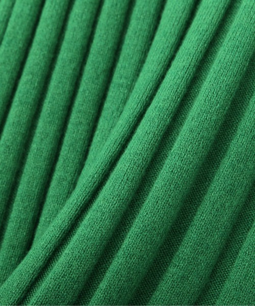 N.(N. Natural Beauty Basic)(エヌエヌナチュラルビューティーベーシック)の「◆ラインマルチリブニット(ニット/セーター・レディース・オフホワイト/グレー/グリーン・MEDIUM)」の9枚目の写真