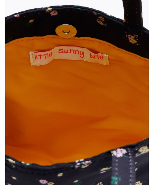 Little sunny bite（リトルサニーバイト）の「Satin flower mini bag（ショルダーバッグ・レディース・ブラック/ホワイト/ピンク・FREE）」の15枚目の写真