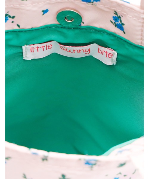 Little sunny bite（リトルサニーバイト）の「Satin flower mini bag（ショルダーバッグ・レディース・ブラック/ホワイト/ピンク・FREE）」の21枚目の写真