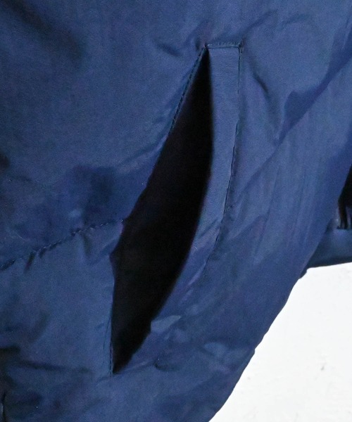 Anytime Songs（エニータイムソングス）の「中綿配色ベスト（ベスト・メンズ・グリーン/ブラック/ネイビー・LARGE/X-LARGE/MEDIUM）」の5枚目の写真