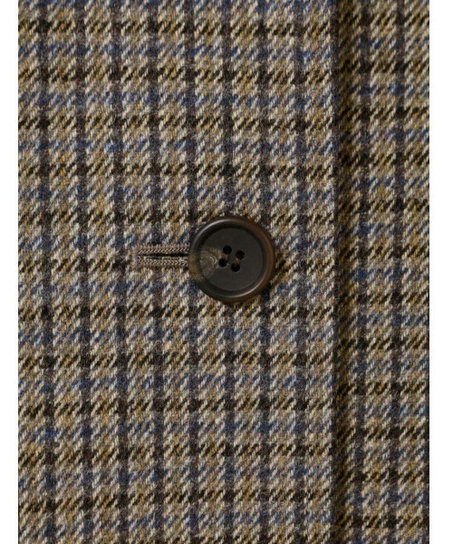 mizuiroind（ミズイロインド）の「mizuiro ind チェックウールブレンドステンカラーコート（ステンカラーコート・レディース・ベージュ/ブラウン・FREE）」の9枚目の写真