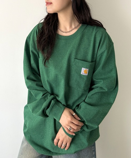 セール】Carhartt(カーハート)/ルーズフィット ロンT ポケT USA