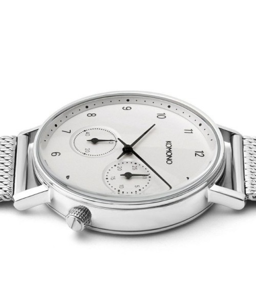 KOMONO.（コモノ）の「【KOMONO】コモノ 腕時計 WALTHER メッシュベルト（アナログ腕時計・レディース・シルバー/ブラック・FREE）」の3枚目の写真