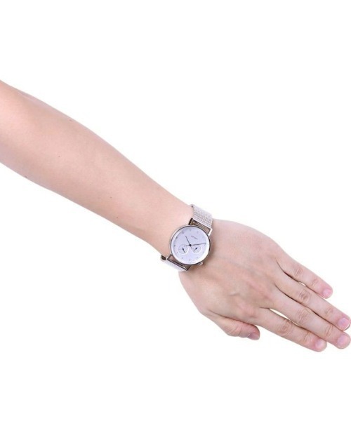 KOMONO.（コモノ）の「【KOMONO】コモノ 腕時計 WALTHER メッシュベルト（アナログ腕時計・レディース・シルバー/ブラック・FREE）」の5枚目の写真