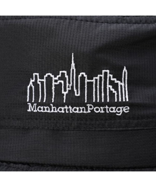 Manhattan Portage（マンハッタンポーテージ）の「Manhattan Portage/マンハッタンポーテージ ハット 撥水＆冷感サンシェイドハット 紫外線対策 撥水 アウトドア MP206（ハット・メンズ・ホワイト×ブルー/ブラック×ブラック/グリーン系その他/ホワイト×ホワイト/ベージュ・FREE）」の10枚目の写真