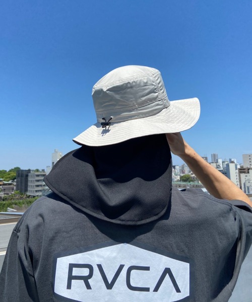 Manhattan Portage（マンハッタンポーテージ）の「Manhattan Portage/マンハッタンポーテージ ハット 撥水＆冷感サンシェイドハット 紫外線対策 撥水 アウトドア MP206（ハット・メンズ・ホワイト×ブルー/ブラック×ブラック/グリーン系その他/ホワイト×ホワイト/ベージュ・FREE）」の14枚目の写真