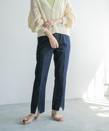 LOWRYS FARM | ＣＯＮＥスリットデニムパンツ＊　177908(デニムパンツ)