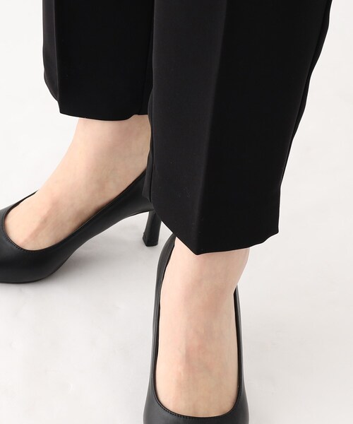 OPAQUE.CLIP（オペークドットクリップ）の「◆ガルーダダブルクロス テーパードパンツ（その他パンツ・レディース・ライトグレー/ブラック・36/38/40/42）」の11枚目の写真