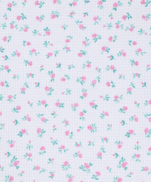 WC(ダブル シー)の「リトルフラワーワッフルビッグロンT(Tシャツ/カットソー・レディース・サックスブルー/ピンク/オレンジ・FREE)」の21枚目の写真