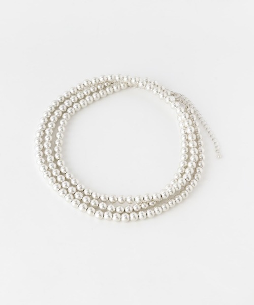 KBF（ケイビーエフ）の「3WAYボールロングネックレス（ネックレス・レディース・シルバー・ONE）」の8枚目の写真