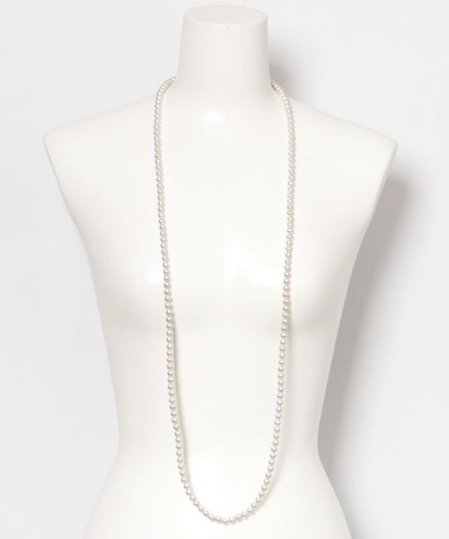 KBF（ケイビーエフ）の「3WAYボールロングネックレス（ネックレス・レディース・シルバー・ONE）」の9枚目の写真