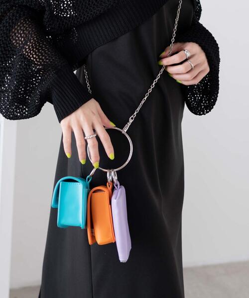 WEGO（ウィゴー）の「WEGO/マルチWAYポーチ付きチェーンショルダー（ショルダーバッグ・レディース・ブラック/その他・FREE）」の18枚目の写真