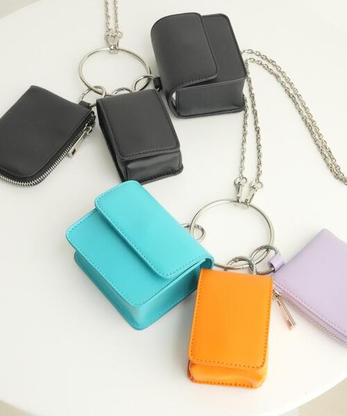 WEGO（ウィゴー）の「WEGO/マルチWAYポーチ付きチェーンショルダー（ショルダーバッグ・レディース・ブラック/その他・FREE）」の21枚目の写真