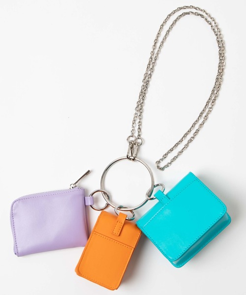 WEGO（ウィゴー）の「WEGO/マルチWAYポーチ付きチェーンショルダー（ショルダーバッグ・レディース・ブラック/その他・FREE）」の8枚目の写真