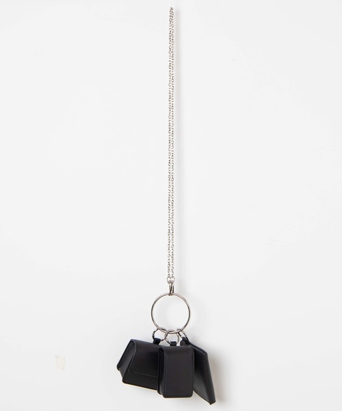 WEGO（ウィゴー）の「WEGO/マルチWAYポーチ付きチェーンショルダー（ショルダーバッグ・レディース・ブラック/その他・FREE）」の5枚目の写真