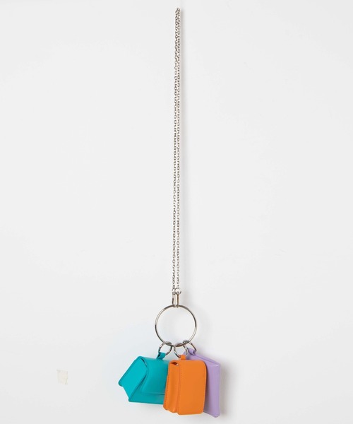 WEGO（ウィゴー）の「WEGO/マルチWAYポーチ付きチェーンショルダー（ショルダーバッグ・レディース・ブラック/その他・FREE）」の7枚目の写真