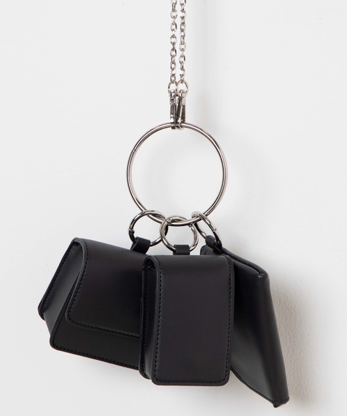 WEGO（ウィゴー）の「WEGO/マルチWAYポーチ付きチェーンショルダー（ショルダーバッグ・レディース・ブラック/その他・FREE）」の15枚目の写真